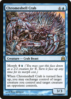 Chromeshell Crab [Commander 2011]-1