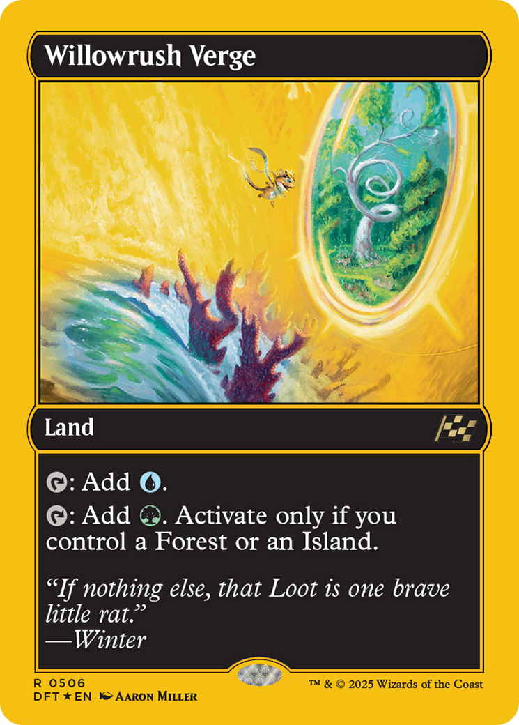 Willowrush Verge (First-Place Foil) [Aetherdrift]-1