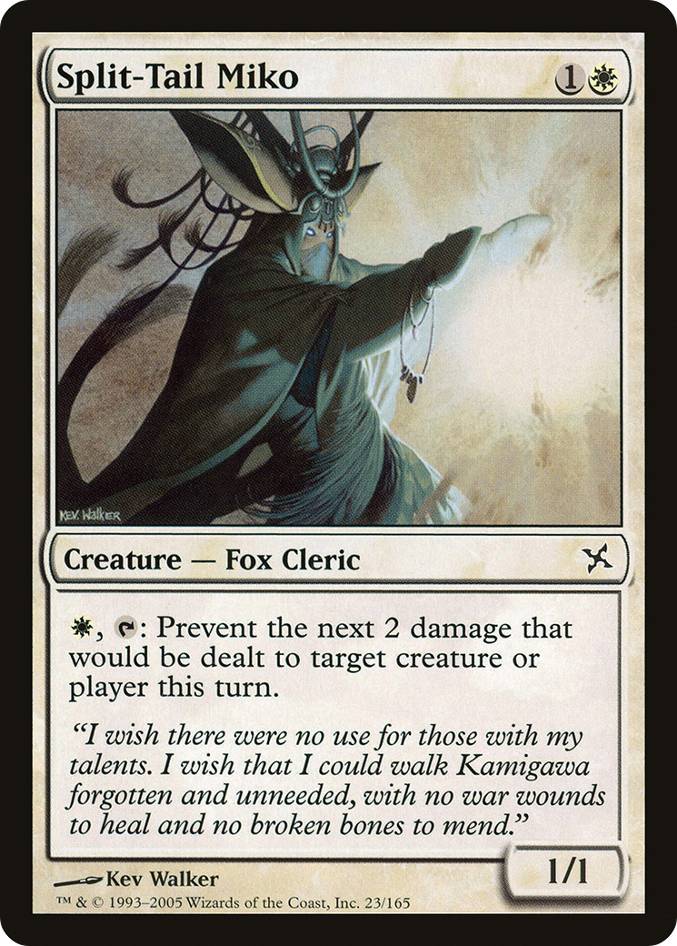 Split-Tail Miko [Betrayers of Kamigawa]-1