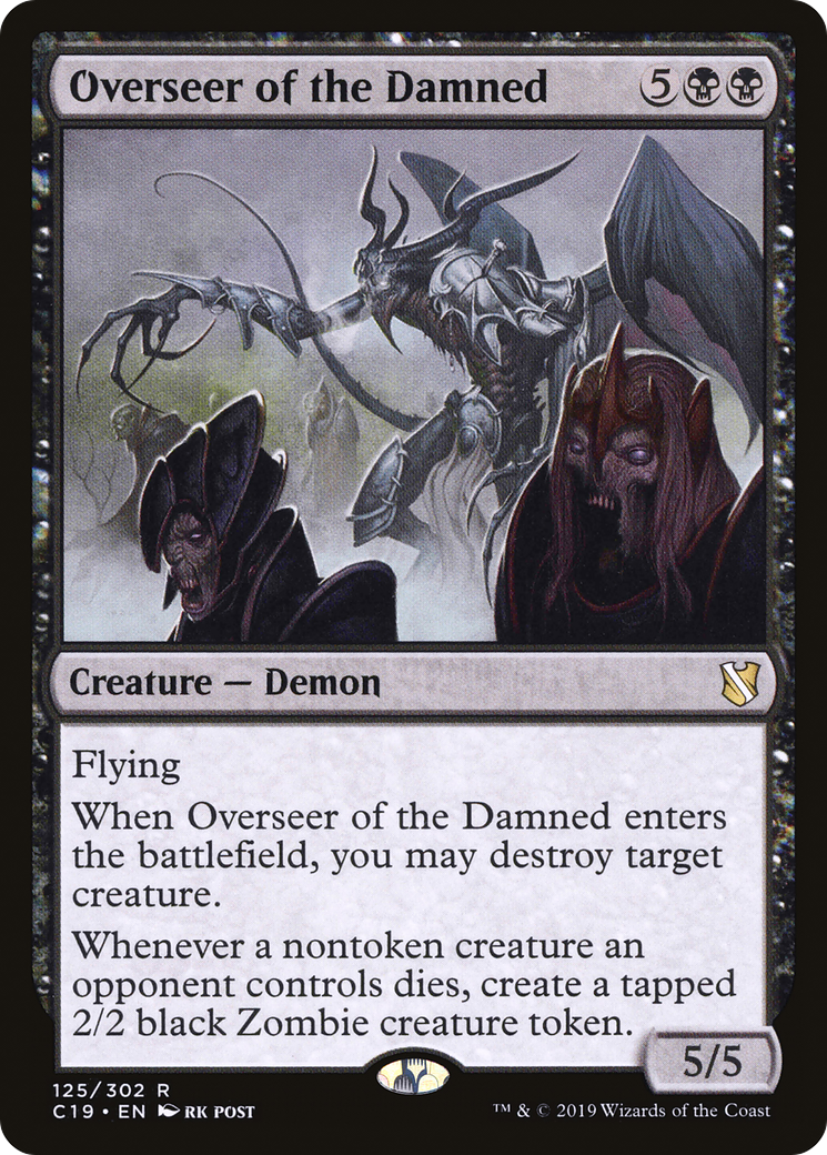 Overseer of the Damned [Commander 2019]-1