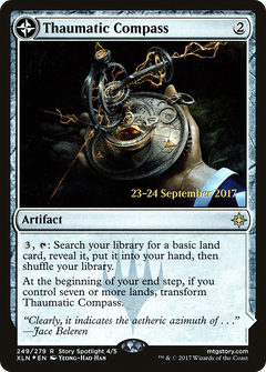 Thaumatic Compass // Spires of Orazca [Ixalan Prerelease Promos]-3