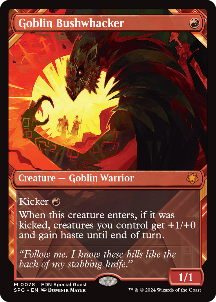 Goblin Bushwhacker (Showcase) [Foundations Special Guests]-1