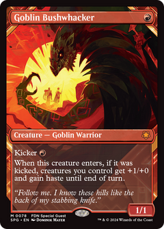 Goblin Bushwhacker (Showcase) [Foundations Special Guests]-1