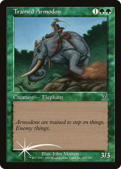 Trained Armodon (7ED-275) - 7th Edition-1