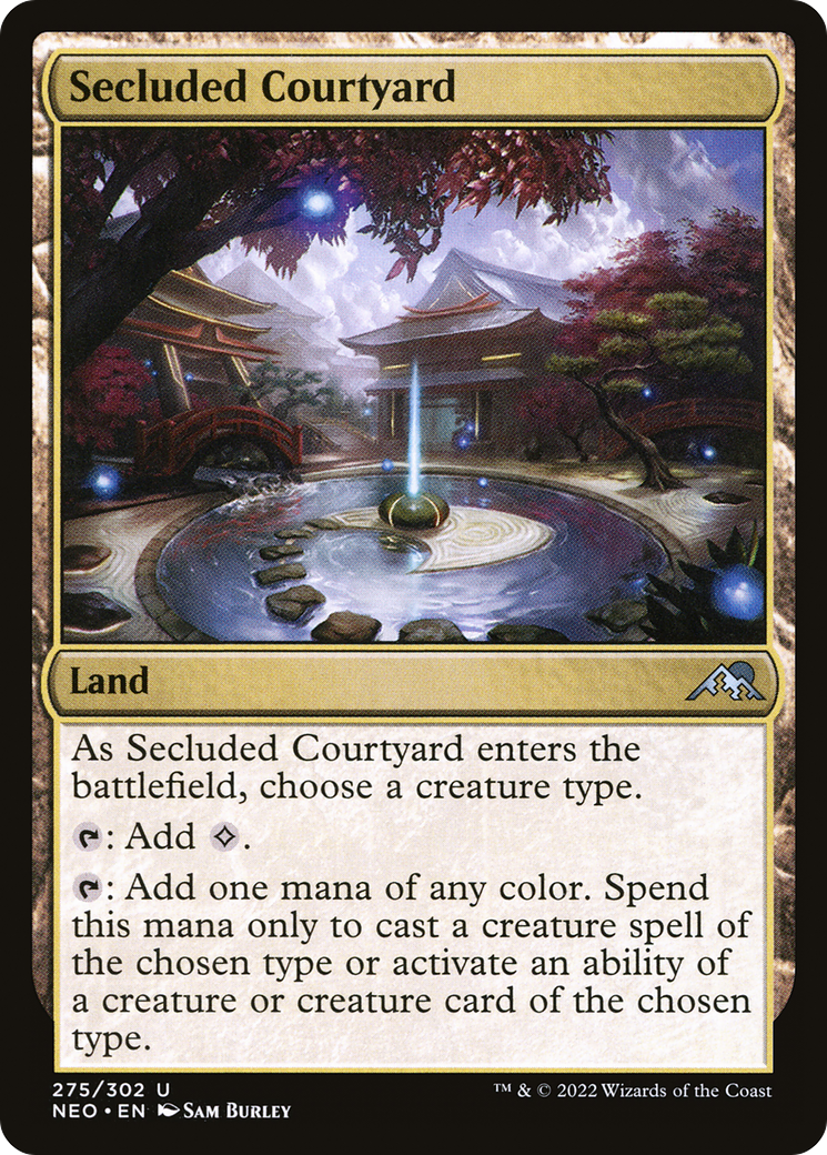 Secluded Courtyard [Kamigawa: Neon Dynasty]-1
