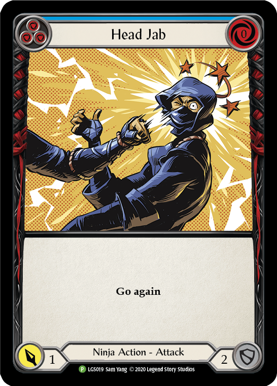 Head Jab (Blue) [LGS019] (Promo)  Rainbow Foil-1