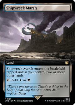 Shipwreck Marsh (Extended Art) (Surge Foil) [Doctor Who]-1