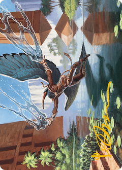 Nadu, Winged Wisdom // Nadu, Winged Wisdom (AMH3-014) - Modern Horizons 3 Art Series (Borderless)-1