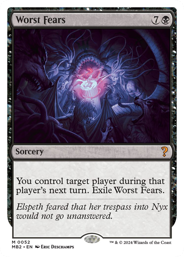 Worst Fears (White Border) (MB2-052) - Mystery Booster 2-1