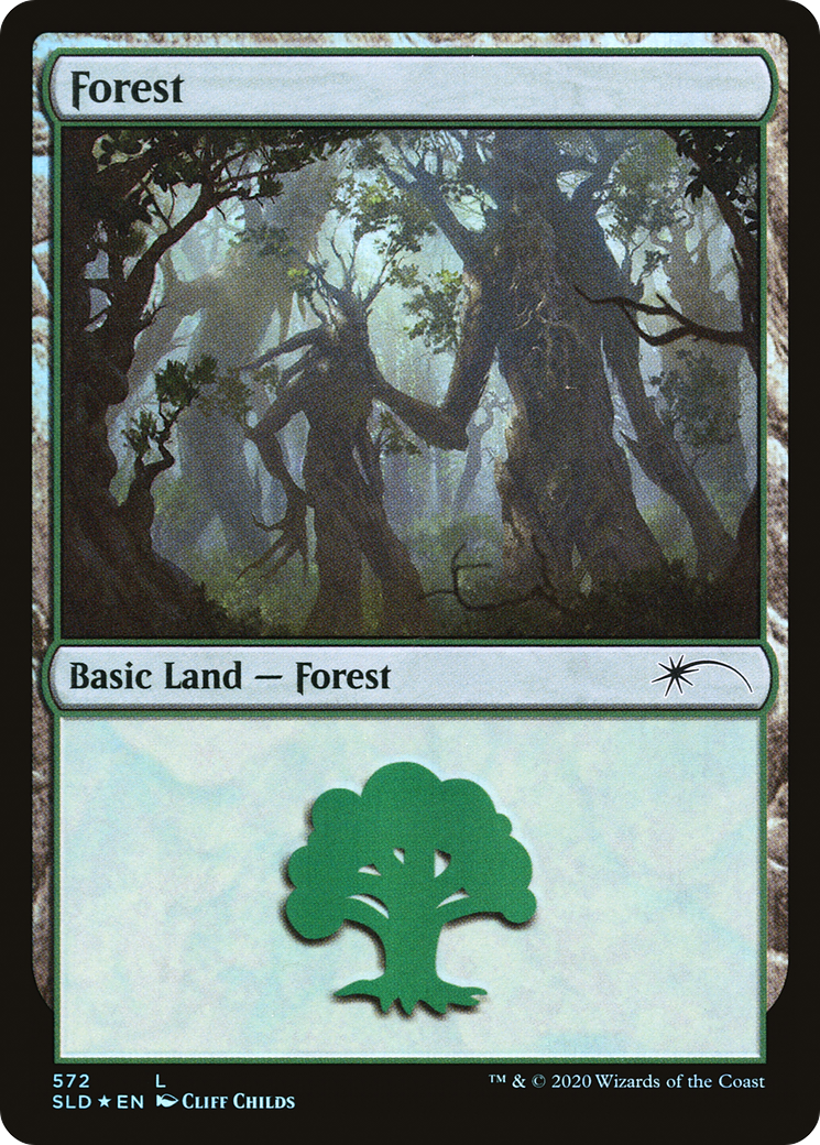 Forest (Tree Hugging) (572) [Secret Lair Drop Promos]-1