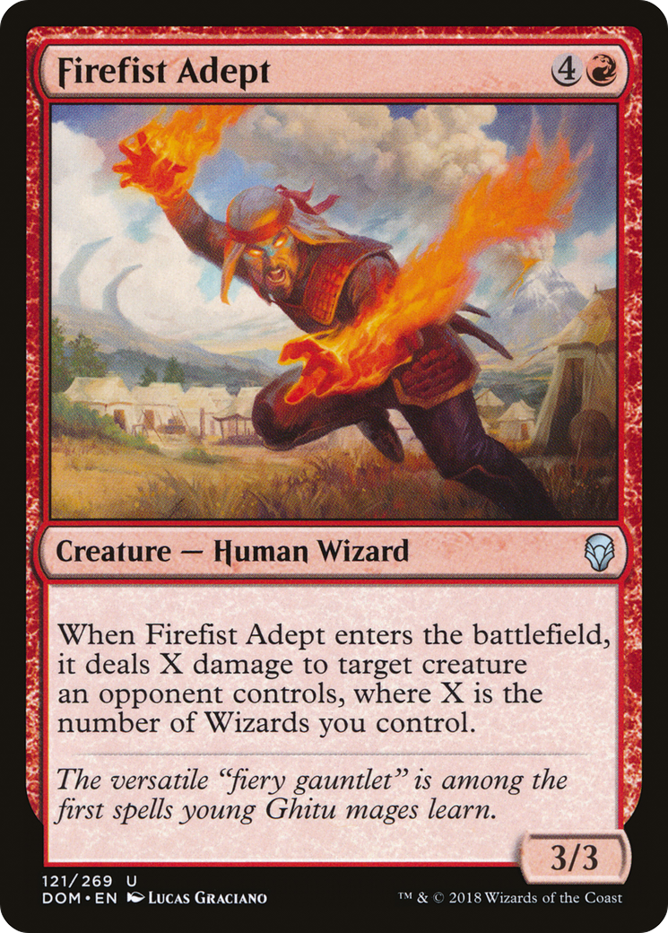 Firefist Adept [Dominaria]-1