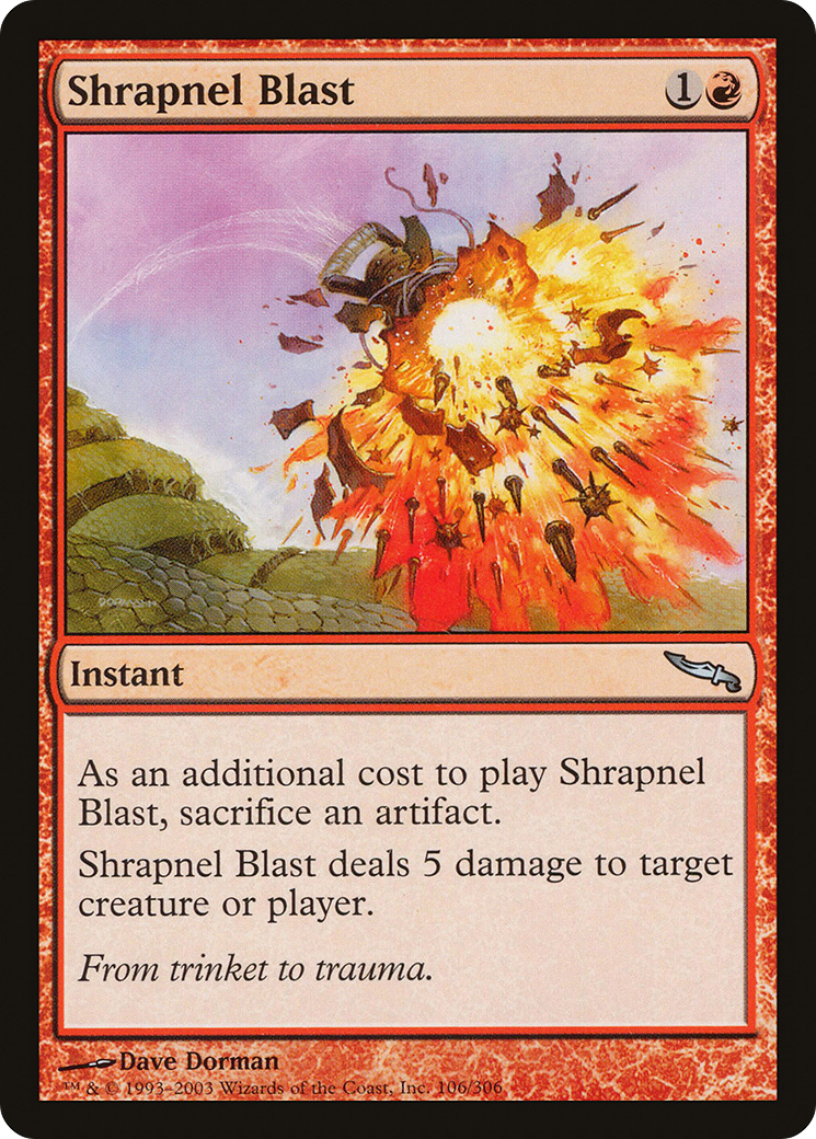 Shrapnel Blast [Mirrodin]-1