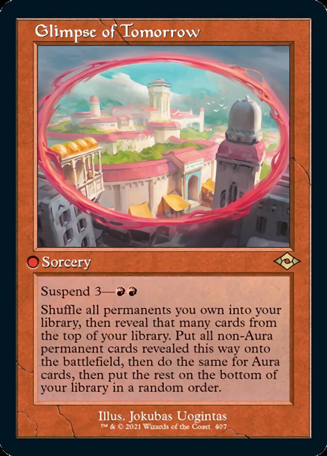 Glimpse of Tomorrow (Retro Foil Etched) [Modern Horizons 2]-1
