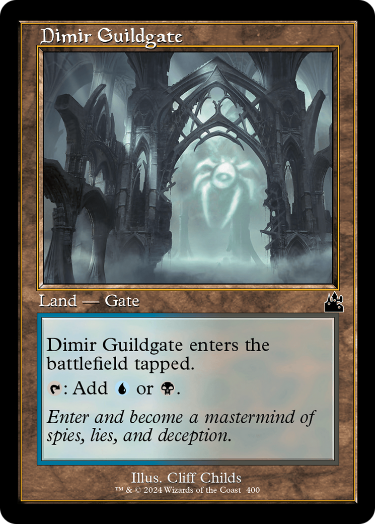 Dimir Guildgate (Retro Frame) [Ravnica Remastered]-1
