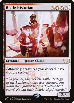 Blade Historian (Promo Pack) [Strixhaven: School of Mages Promos]-1