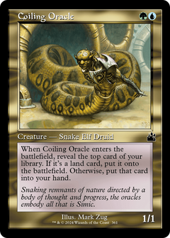 Coiling Oracle (Retro Frame) [Ravnica Remastered]-1