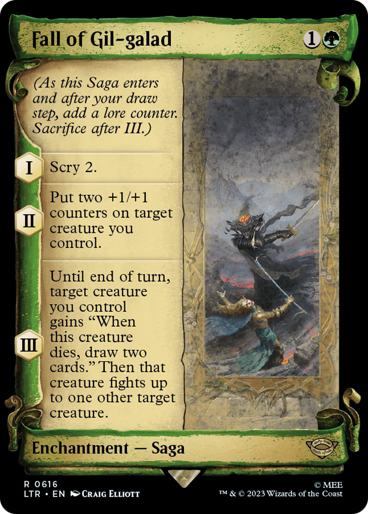 Fall of Gil-galad [The Lord of the Rings: Tales of Middle-Earth Showcase Scrolls]-1