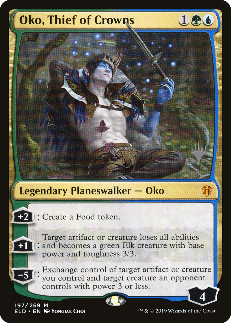 Oko, Thief of Crowns (Promo Pack) [Throne of Eldraine Promos]-1