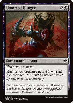 Untamed Hunger (FDN-529) - Foundations: (enchantment)-1