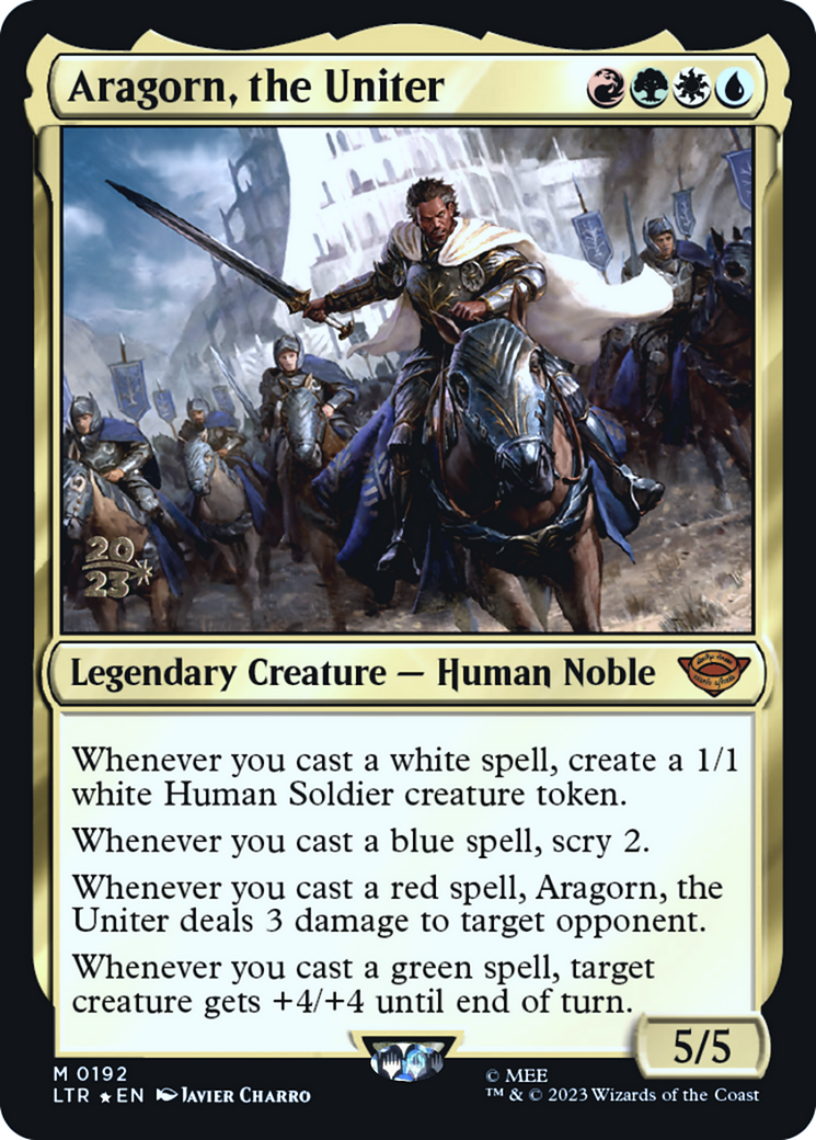 Aragorn, the Uniter [The Lord of the Rings: Tales of Middle-Earth Prerelease Promos]-1