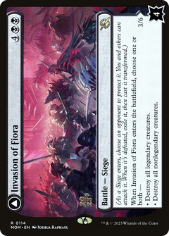 Invasion of Fiora // Marchesa, Resolute Monarch [March of the Machine Prerelease Promos]-1
