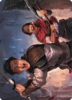 Daybreak Combatants // Daybreak Combatants (AVOW-042) - Crimson Vow Art Series (Borderless)-3