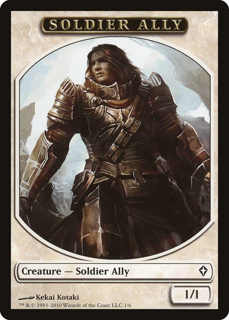 Soldier Ally Token [Worldwake Tokens]-1