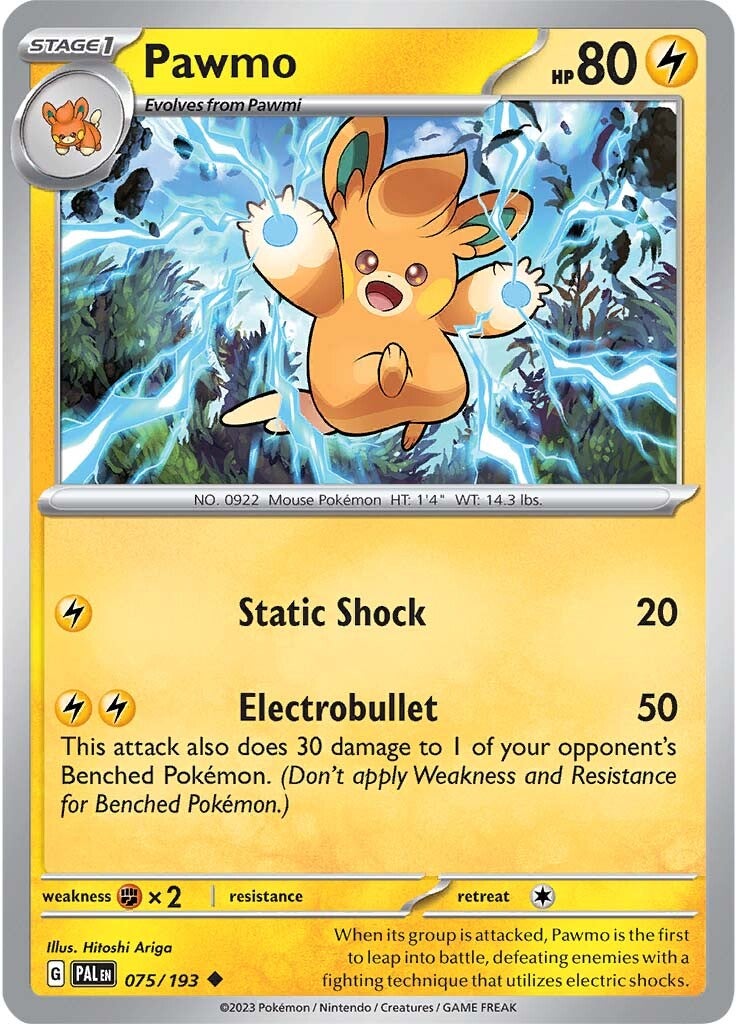 Pawmo (075/193) [Scarlet & Violet: Paldea Evolved]-1