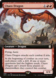 Chaos Dragon (Extended Art) [Dungeons & Dragons: Adventures in the Forgotten Realms Commander]-1