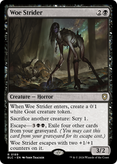 Woe Strider (BLC-189) - Bloomburrow Commander-1