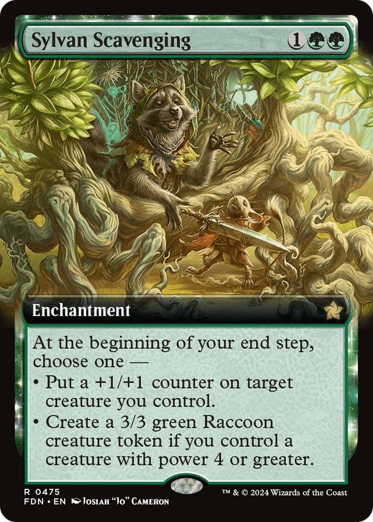 Sylvan Scavenging (Extended Art) [Foundations]-1