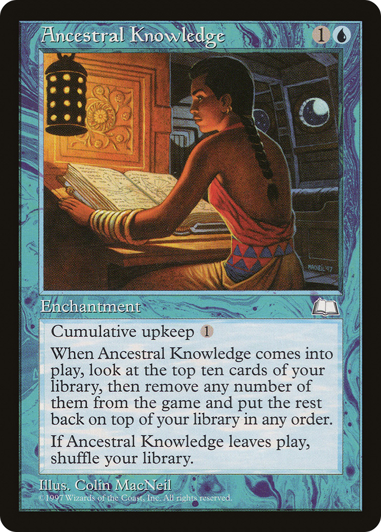 Ancestral Knowledge [Weatherlight]-1