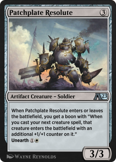 Patchplate Resolute (YBRO-028) - Alchemy: The Brothers' War-1