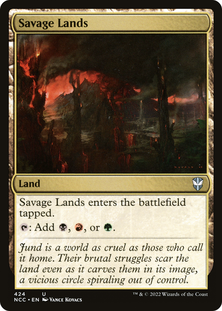 Savage Lands [Streets of New Capenna Commander]-1