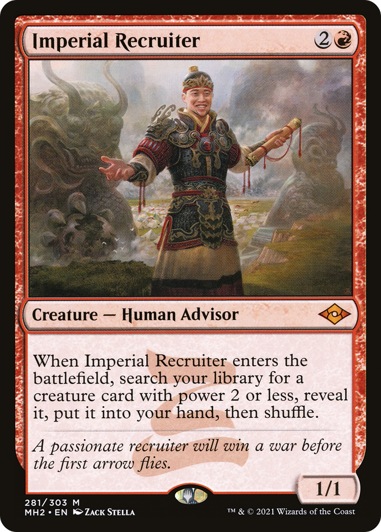Imperial Recruiter (MH2-281) - Modern Horizons 2 Etched Foil-1