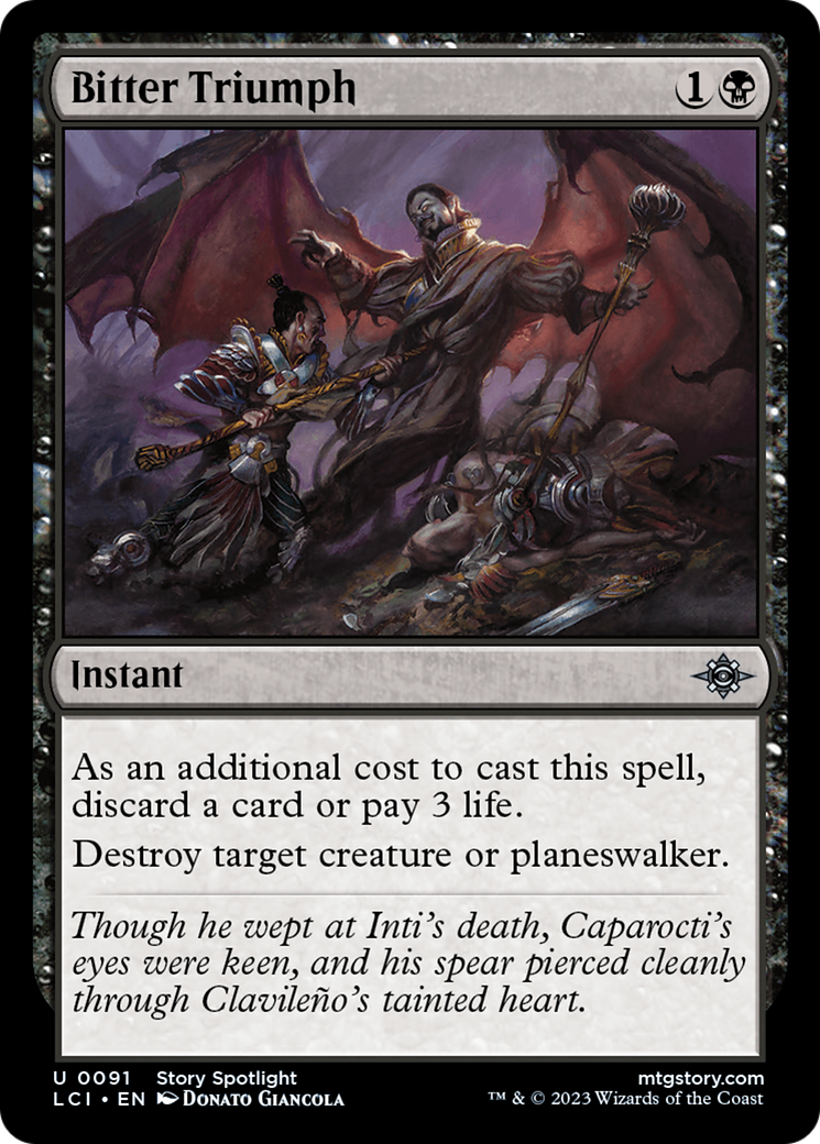 Bitter Triumph [The Lost Caverns of Ixalan]-1