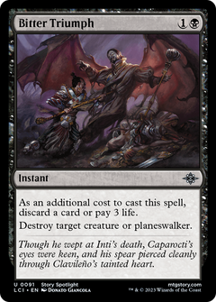 Bitter Triumph [The Lost Caverns of Ixalan]-1