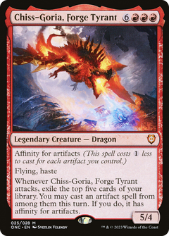 Chiss-Goria, Forge Tyrant [Phyrexia: All Will Be One Commander]-1