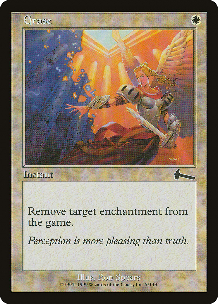 Erase [Urza's Legacy]-1