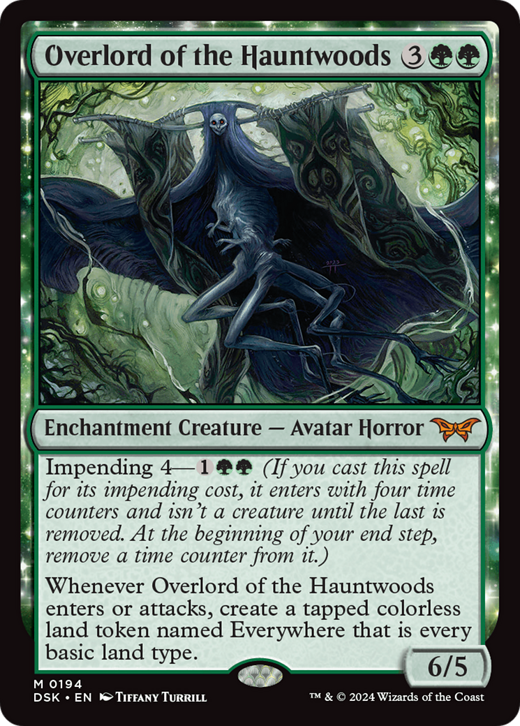 Overlord of the Hauntwoods [Duskmourn: House of Horror]-1