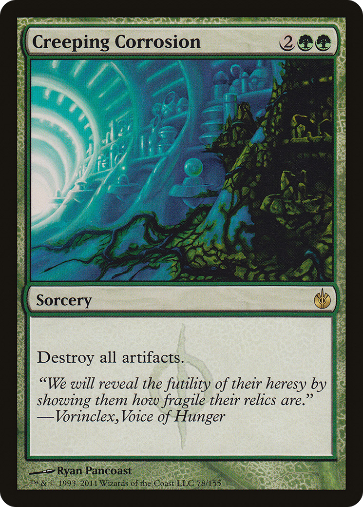 Creeping Corrosion [Mirrodin Besieged]-1