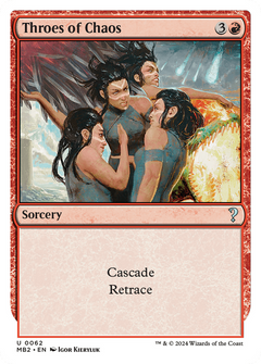 Throes of Chaos (White Border) [Mystery Booster 2]-1