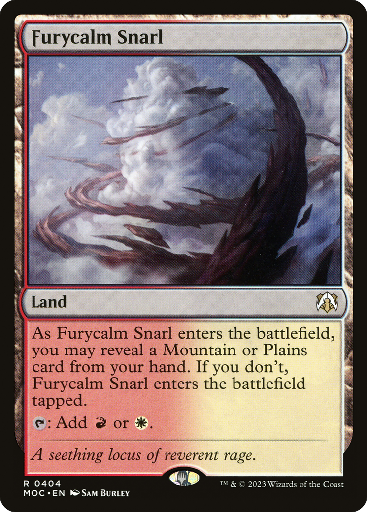 Furycalm Snarl [March of the Machine Commander]-1