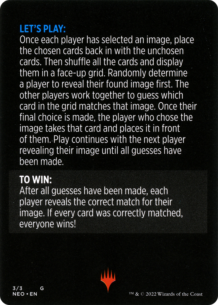 Cyber Simulacrum // Cyber Simulacrum (cont'd) (MNEO-003) - Kamigawa: Neon Dynasty Minigames-2