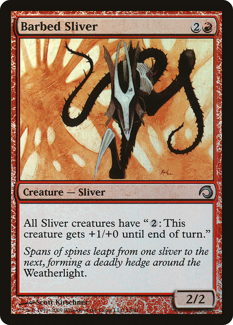 Barbed Sliver [Premium Deck Series: Slivers]-1