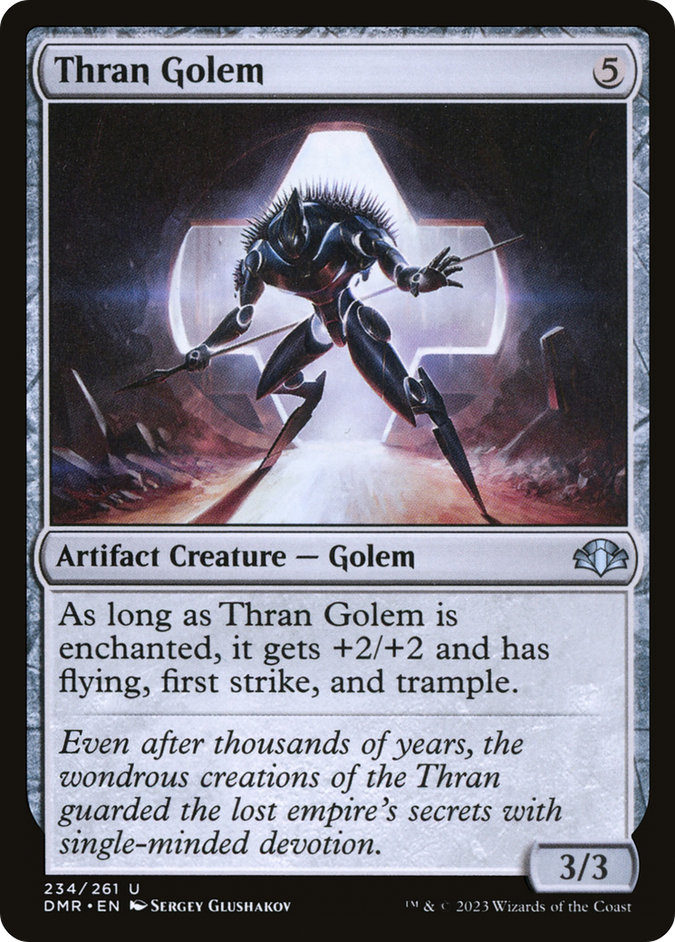 Thran Golem (DMR-234) - Dominaria Remastered Foil-1