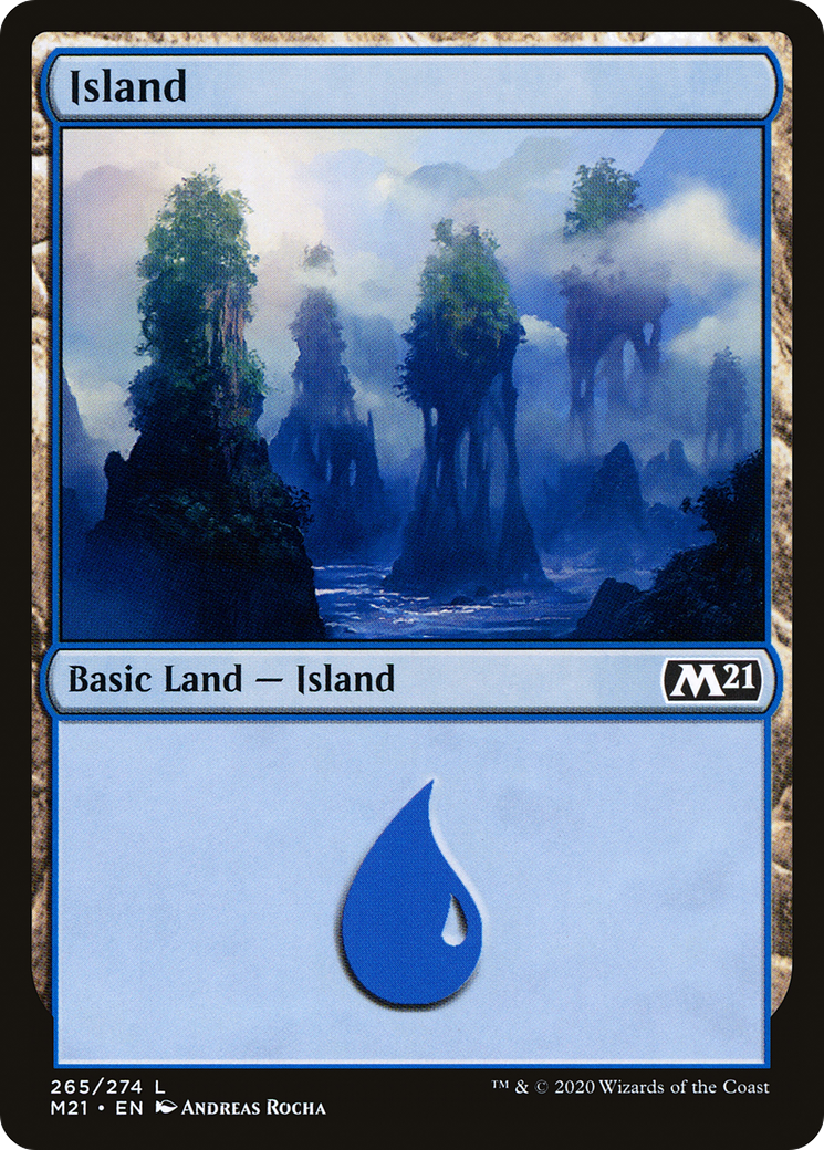 Island (265) [Core Set 2021]-1