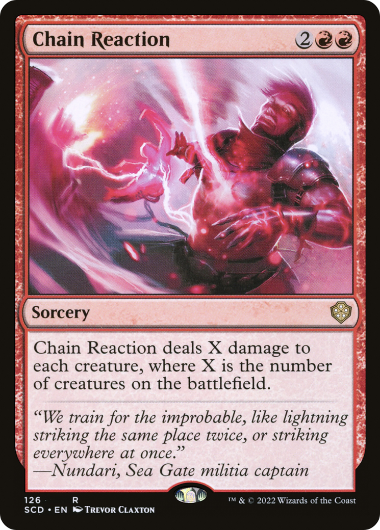 Chain Reaction [Starter Commander Decks]-1