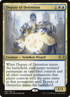 Deputy of Detention (Promo Pack) [Ravnica Allegiance Promos]-1