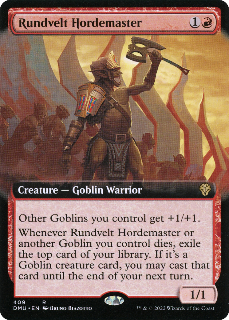 Rundvelt Hordemaster (Extended Art) [Dominaria United]-1